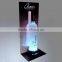 Popular Acrylic champagne display Wine Bottle Display