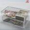 Wholesale Custom Luxury Transparent Acrylic Custom Jewelry Organizer Box