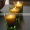 crystal glass candle holders