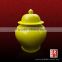 Home decor modern design ceramic round apple shape jar
