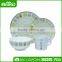Cream Green Block Design Food Safety Budget Price Melamine Family Dinnerware