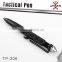 Tungsten Steel Tactical Pen 6061 Aluminium Alloy Anti-skid