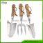 Stainless Gardening Hand Tools with FSC ASH Wood Handle