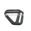 2" Black Suspender Back Crosser, Triangle Plastic Adjustable Slider For Backpack, Plastic Adjuster Buckle for Backpack