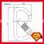 Twist Lock 25KN O Type Climbing Aluminum Carabiner With CE Certificate