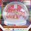 New finished inflatable human size snow globe with factory price