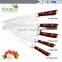 High-end color wood handle stainless steel kitchen knives