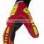 EN388 3541 multi purpose cut resistant level 5 rigging work gloves, palm reinforcement, silicone printed anti slip gloves