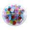 Wholesale Mixed Color Acrylic Petal Beads Custom Frozen Acrylic Petal Shaped Beads Diy Jewelry Accessories