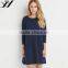 Long sleeve woman's shirt dress