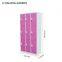 Luoyang Fenglong Cheap changing room 6 door stainless steel storage lockers metal school locker for student/gym/kids/fac
