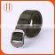 High Quality Fashion Woven Nylon Man Sport Belt with OEM Alloy Buckle