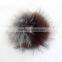 Myfur Manufacturing Wholesale Natural Raccoon Fur Customized Colour Pom Poms