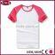 two tone t-shirt 95 cotton /5 elastane t-shirt