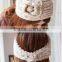 2014 winter  wholesale hand knitted headband embroidered ear warmers