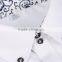 Summer dress mercerized cotton shirt slim type men's youth thin white shirt business DP