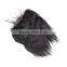 Brazilian Human Hair Kinky Straight lace frontal with 360 lace band