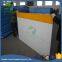 Synthetic ice rink floor panels and barriers