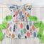 Factory price different styles luxury feather print knee length dress