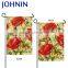 ODM 12x18 Inch Both Side Printing 300D Polyester Custom Spring Flowers Garden Flag