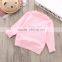 Pink yellow gray color wool sweater designs for baby girls