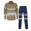 Best selling 100% Cotton Anti-Static safety work electrician uniform workwear