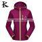 Woman jacket softshell hiking red jacket