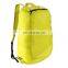 China manufacturer bright yellow daily use rucksack with factory price