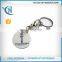 promotion plastic coin holder keychain,trolley coin keychains