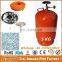 HOT NIGERIA KENYA TANZANIA GHANA BUTANE 12L 5KG LPG GAS CYLINDER, PROPANE LPG CYLINDER WITH CAMPING BURNER HEAD REGULATOR VALVE