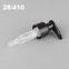 28/410 Factory Direct Wholesale Black Color Plastic Hand Press Type Lotion Pump