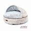 China Classic Design Soft Dog Cave Bed With Non-skid Bottom