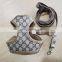 luxury pet chest back pull buckle pet dog leash belt walk dog harness suit