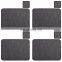 Felt Placemats Set of 8 - 40x30 cm Dinner Set Anthracite