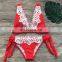 Women Swimming Suit Female Lace Solid Swimsuit Bikini Push Up Bikini Set Swimsuits Biquini Bodysuits Bather Suit Swimwear