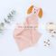 Wholesale Cute Soft Lovely Pink Bunny Baby Girls Muslin Comforter