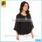 2016 new fashion design women blouse ladies long sleeve lace blouse wrap front blouse