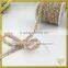 Wholesale rainbow rhinestone chain belt hotfix resin beads trims for shoes bags FHRS-037