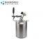New Homebrew 2L/5L/8L Stainless Steel Beer Growler Keg withMini Beer Spear with Tap Faucet with CO2 Injector Premium