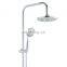 Economic Chrome Rain Shower Column Bar Set With Optional Shower Faucet