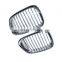 New Chrome Set Left & Right Front Hood Grills For BMW 525i 528i 530i 540i M5 2001-2003 51137005837,51137005838
