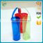 Factory price with new design clear PVC ice bag with handle for wine packing
