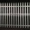 New Promotion corten steel bird picket metal wrought iron fence D Section Pale Galvanized Metal Palisade Fence