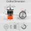 AD16-22SM Flash LED Alarm Indicator Light Signal Lamp Flashmetal Buzzer DC12V DC24V AC 220V 22mm Intermittent sound