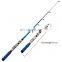 Amazon hot sales mini fishing rod 1m-2.3m glass pocket fishing rod XH super hard  fishing rod