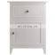 White decoration home living room nightstand sturdy construction durable wooden bedside table