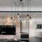 HUAYI Factory Price Modern Luxury E27 Black Hanging Ceiling Light Kids Room Decoration Ceiling Lamp