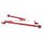 AUSO High Quality Steel Adjustable Suspension Camber Control Arms For BMW 3 Series Blue Red