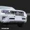 Защитник переднего бампера из ПП материала для Prado Land Cruiser 2018 - 2020 Бамперный брус