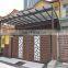 high quality big main walkthrough electric villa house home driveway metal garden gates aluminum design